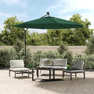 Elegante hangende parasol met LED-verlichting voor schaduw en UV-bescherming - Groen / 300 cm / 1 - Parasols