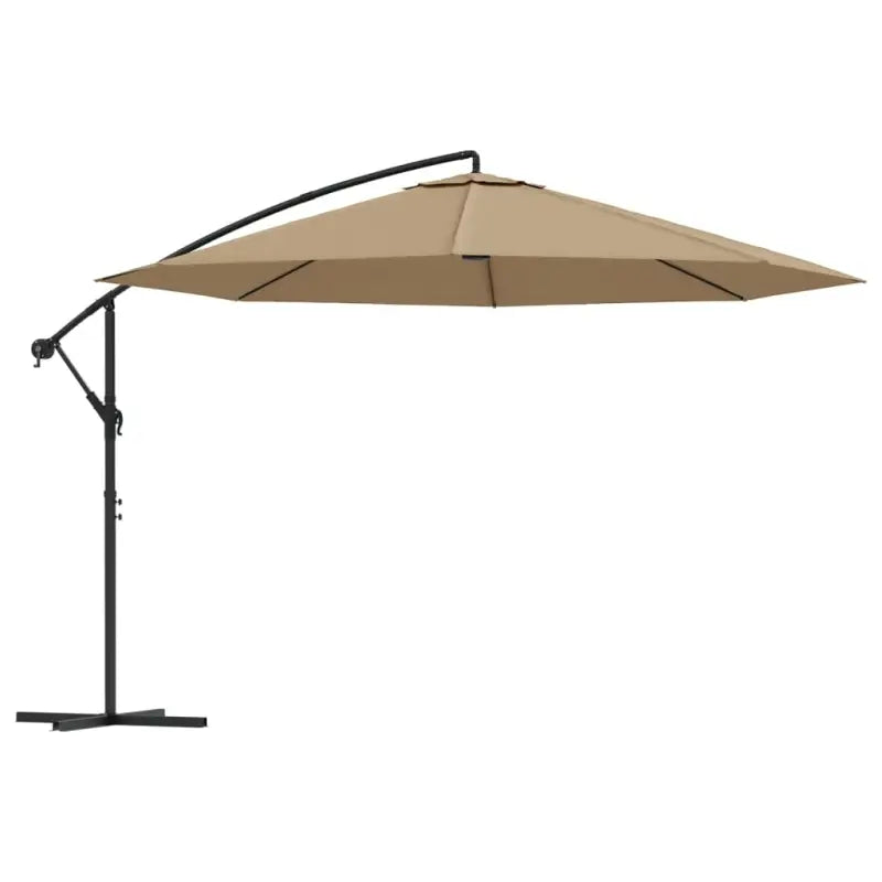 Elegante hangende parasol met metalen paal voor schaduw en UV-bescherming - Parasols en zonneschermen