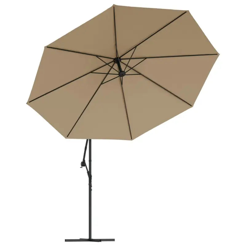 Elegante hangende parasol met metalen paal voor schaduw en UV-bescherming - Parasols en zonneschermen