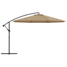 Elegante hangende parasol met metalen paal voor schaduw en UV-bescherming - Parasols en zonneschermen