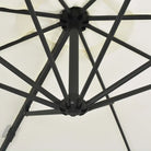 Elegante hangende parasol met stalen paal voor schaduw en UV-bescherming - Parasols en zonneschermen