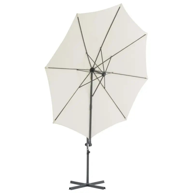 Elegante hangende parasol met stalen paal voor schaduw en UV-bescherming - Parasols en zonneschermen