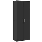 Elegante hoge kast van bewerkt hout die gemakkelijk schoon te maken - Opbergkasten & lockerkasten