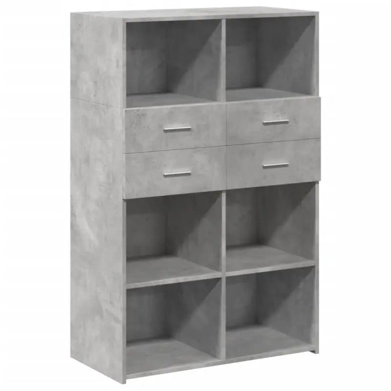 Elegante hoge kast van bewerkt hout voor een stijlvolle inrichting - Dressoirs & buffetkasten