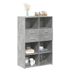 Elegante hoge kast van bewerkt hout voor een stijlvolle inrichting - Dressoirs & buffetkasten