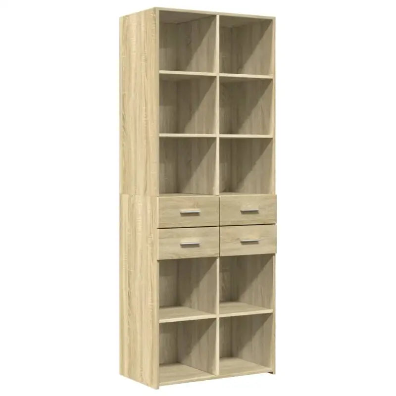 Elegante hoge kast van bewerkt hout voor jouw bestaande interieur - Dressoirs & buffetkasten