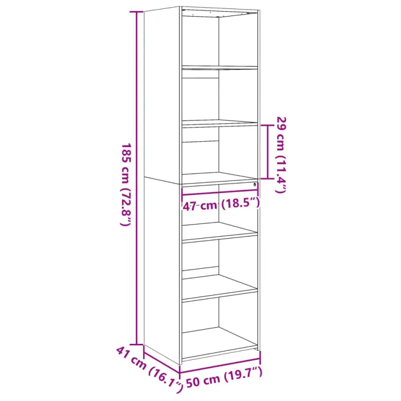 Elegante hoge kast voor je bestaande interieur gemakkelijk schoon te maken - Dressoirs & buffetkasten