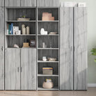 Elegante hoge kast voor je bestaande interieur gemakkelijk schoon te maken - Grijs sonoma / 1 - Dressoirs & buffetkasten