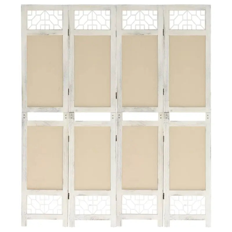 Elegante kamerscherm met zes panelen voor privacy en decoratie - 140 x 165 cm / 4 - Kamerschermen