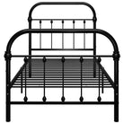 Elegante metalen bedframe met stevige constructie en comfortabel lattenbodem - Bedden & bedframes