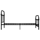 Elegante metalen bedframe met stevige constructie en comfortabel lattenbodem - Bedden & bedframes