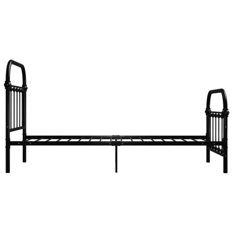 Elegante metalen bedframe met stevige constructie en comfortabel lattenbodem - Bedden & bedframes