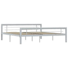 Elegante metalen bedframe met stevige ondersteuning - Bedden & bedframes