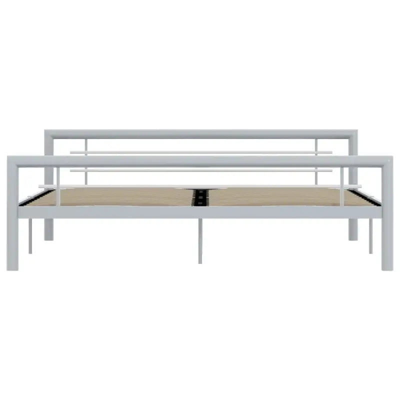 Elegante metalen bedframe met stevige ondersteuning - Bedden & bedframes