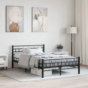 Elegante metalen bedframe met stevige staalconstructie - Bedden & bedframes