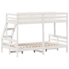 Elegante metalen stapelbed met massief grenenhout voor kleine kamers - Bedden & bedframes