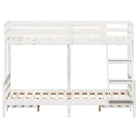 Elegante metalen stapelbed met massief grenenhout voor kleine kamers - Bedden & bedframes
