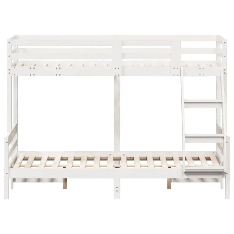 Elegante metalen stapelbed met massief grenenhout voor kleine kamers - Bedden & bedframes