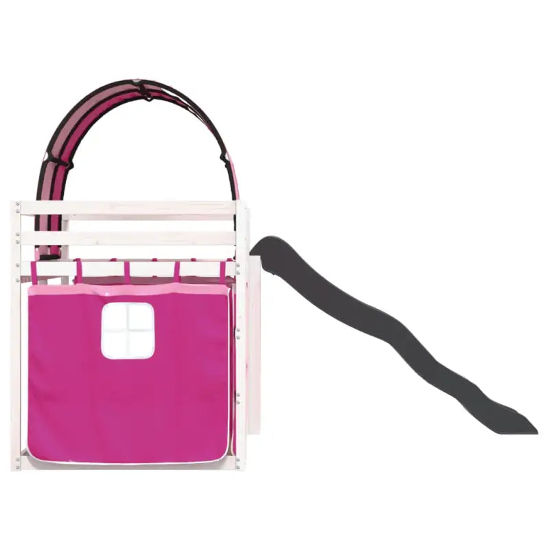 Elegante metalen stapelbed van massief grenenhout voor compacte kamers - Bedden & bedframes