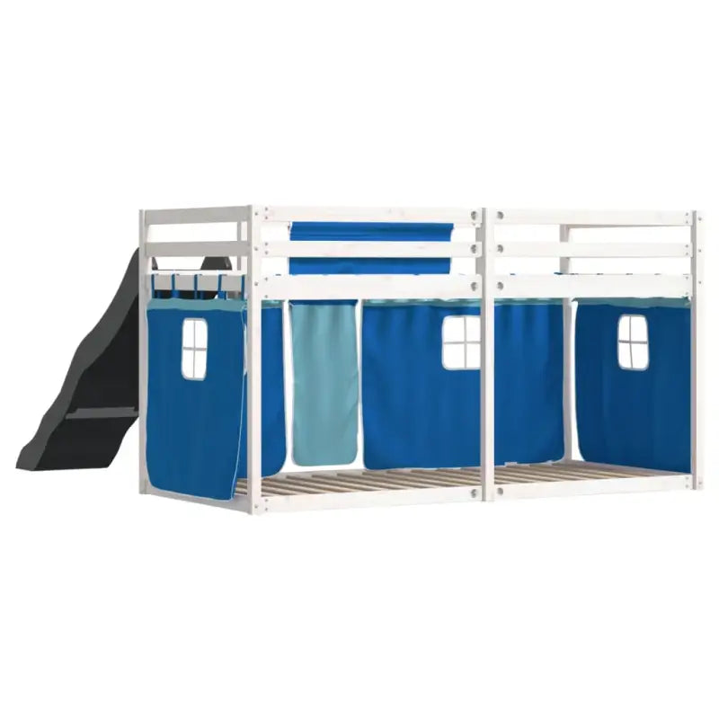Elegante metalen stapelbed van massief grenenhout voor weinig ruimte - Bedden & bedframes