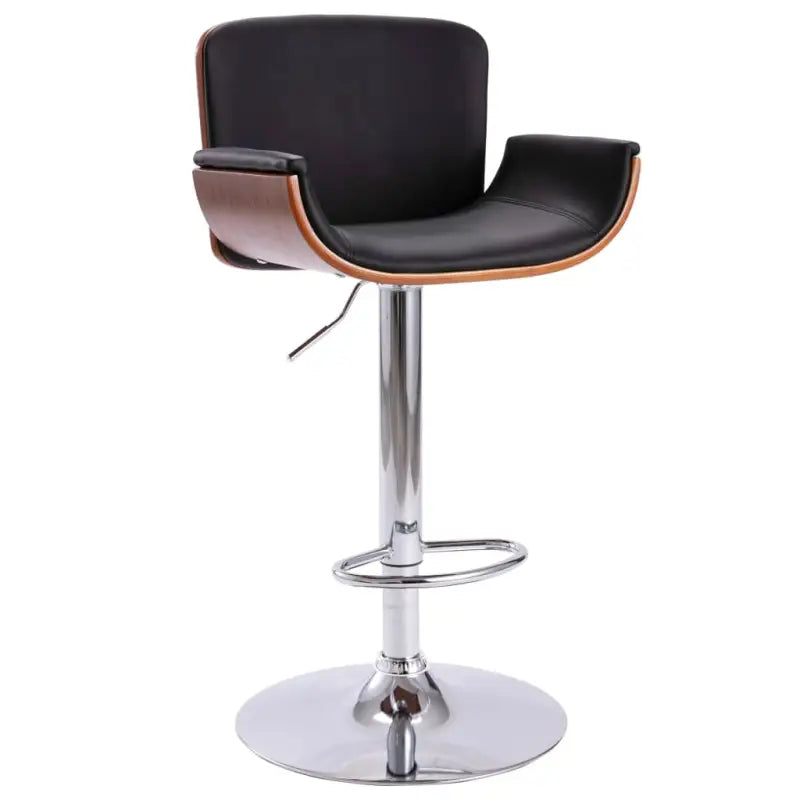 Elegante moderne barkrukken voor een stijlvol interieur - Donkerbruin en zwart / 1 - Barkrukken