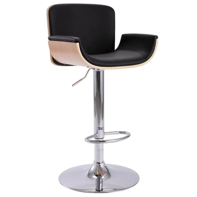 Elegante moderne barkrukken voor een stijlvol interieur - Lichtbruin en zwart / 1 - Barkrukken