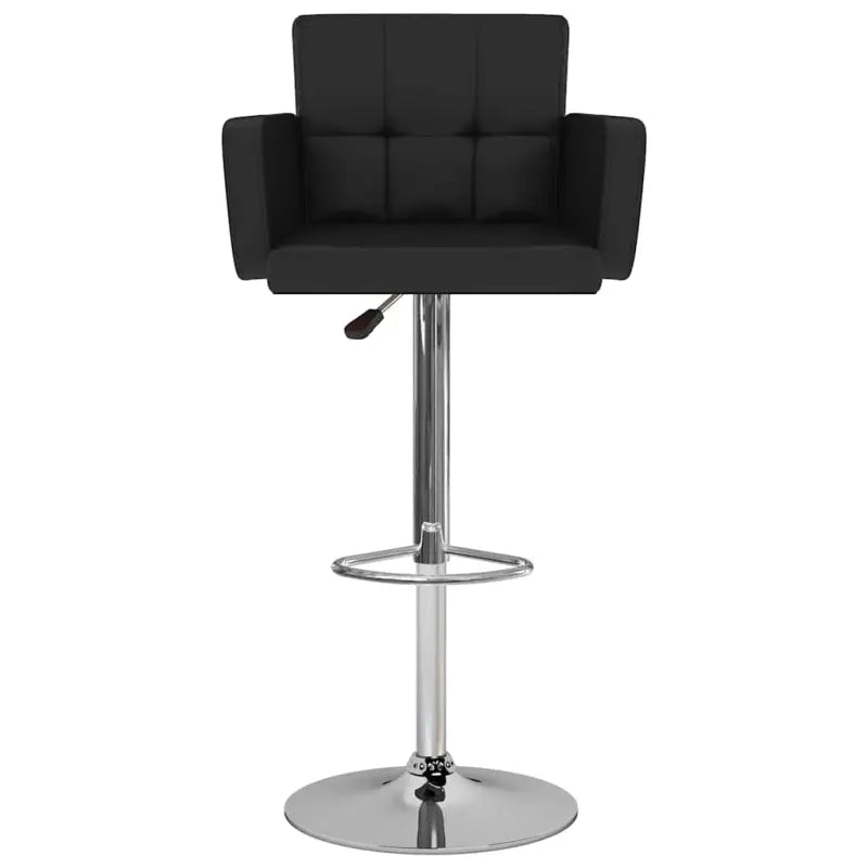 Elegante moderne barkrukkenset met kunstlederen zitting en rugleuning - Barkrukken