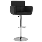 Elegante moderne barkrukkenset met kunstlederen zitting en rugleuning - Barkrukken