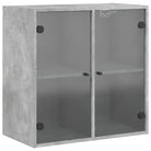 Elegante opbergkast met glazen deuren voor een stijlvolle wanddecoratie - Opbergkasten & lockerkasten