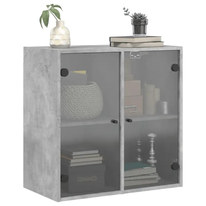 Elegante opbergkast met glazen deuren voor een stijlvolle wanddecoratie - Opbergkasten & lockerkasten