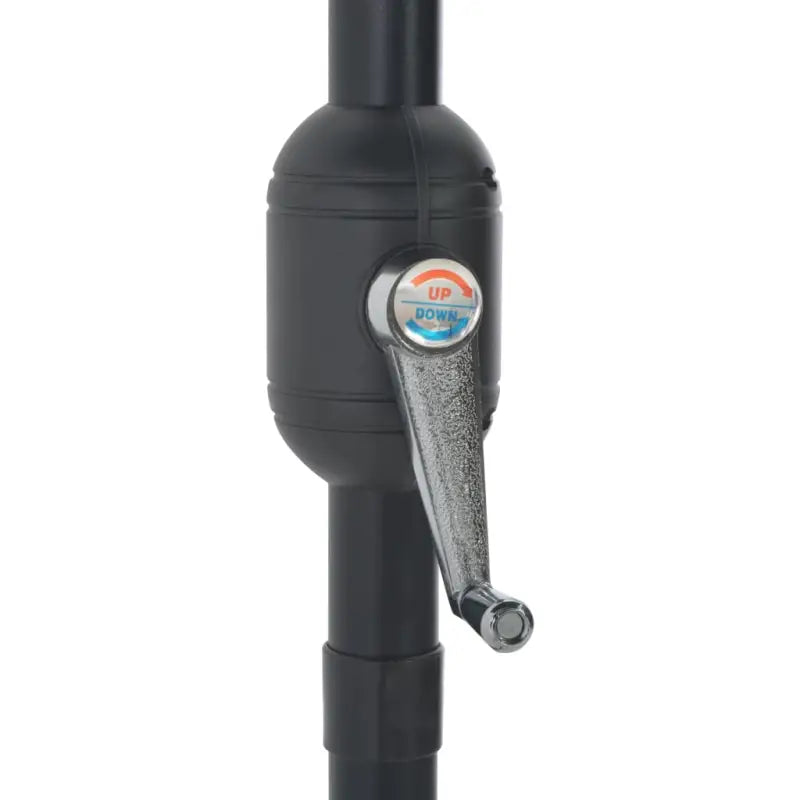 Elegante parasol met aluminium paal en stalen baleinen voor schaduw - Parasols en zonneschermen