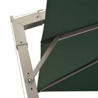 Elegante parasol met aluminium paal en UV-bestendige doek - Groen - Parasols en zonneschermen
