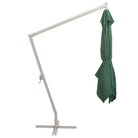 Elegante parasol met aluminium paal en UV-bestendige doek - Groen - Parasols en zonneschermen