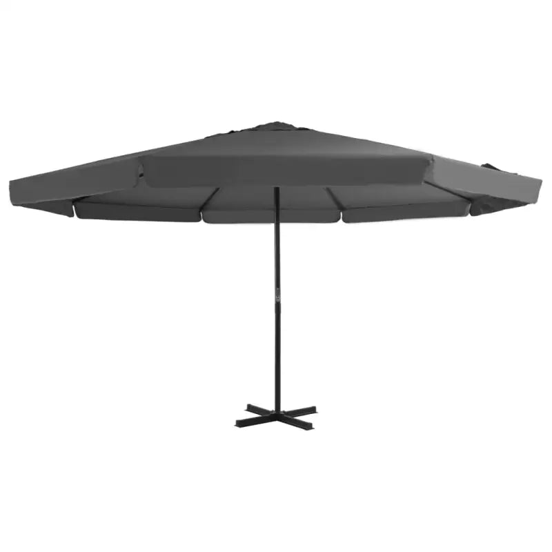 Elegante parasol met aluminium paal voor shade en uv-bescherming - Antraciet / 500 cm / 1 - Parasols en zonneschermen