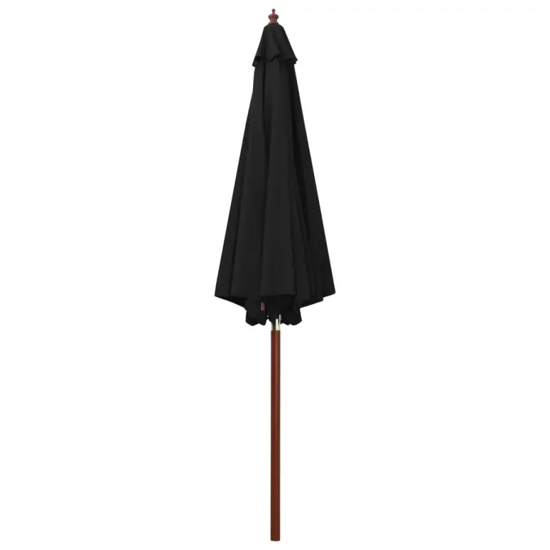 Elegante parasol met houten paal voor schaduw en uv-bescherming - Parasols en zonneschermen