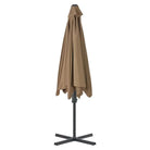 Elegante parasol met stalen paal en 360 graden draaien voor schaduw - Parasols en zonneschermen