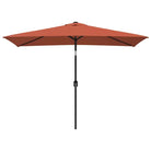 Elegante parasol met stalen paal voor schaduw en uv-bescherming - Parasols en zonneschermen