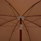 Elegante parasol met stalen paal voor UV-bescherming en schaduw - Parasols en zonneschermen