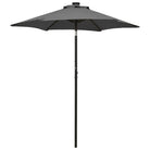 Elegante parasol voor een vlakke ondergrond met kleine onderdelen - Antraciet / 1 - Parasols en zonneschermen