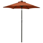 Elegante parasol voor een vlakke ondergrond met kleine onderdelen - Terracotta / 1 - Parasols en zonneschermen