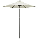 Elegante parasol voor een vlakke ondergrond met kleine onderdelen - Zand / 1 - Parasols en zonneschermen