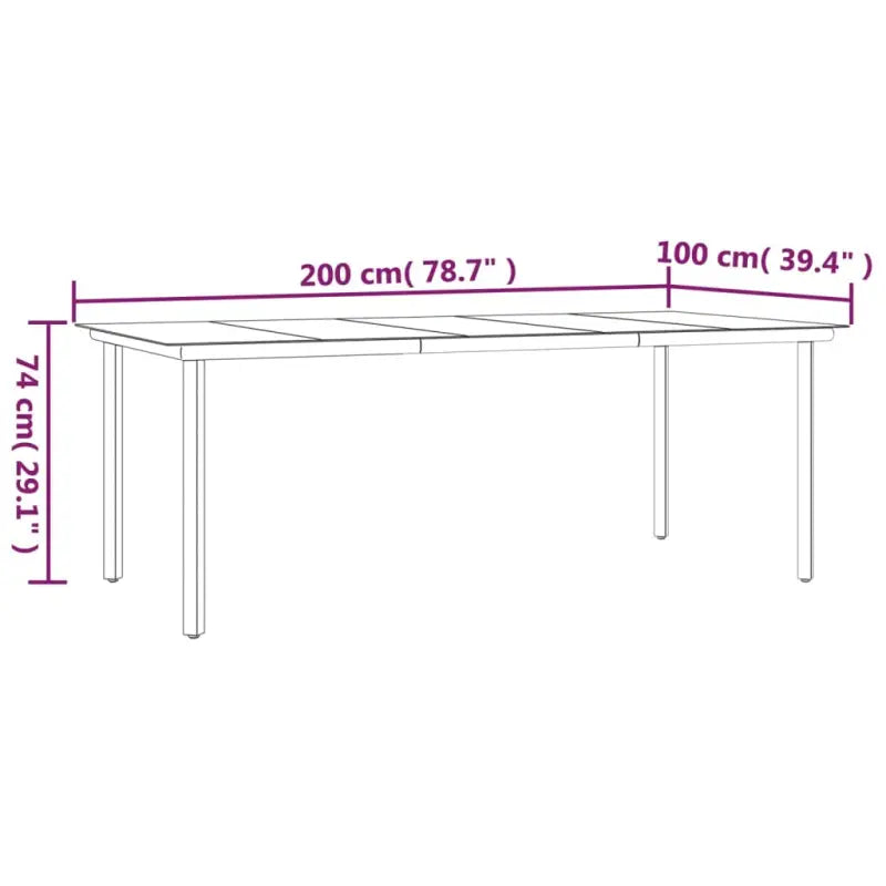 Elegante poly rattan tuinset met gehard glas in zwart materiaal - Tuinsets