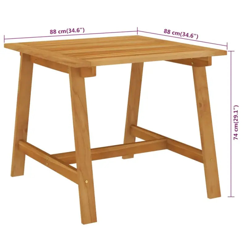 Elegante poly rattan tuinset met massief acaciahout ontwerp - Tuinsets
