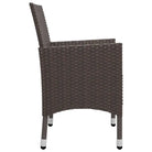 Elegante poly rattan tuinset met massief acaciahout ontwerp - Tuinsets