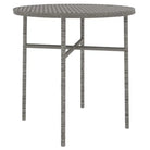 Elegante poly rattan tuinset voor buiten genieten - Grijs - Tuinsets