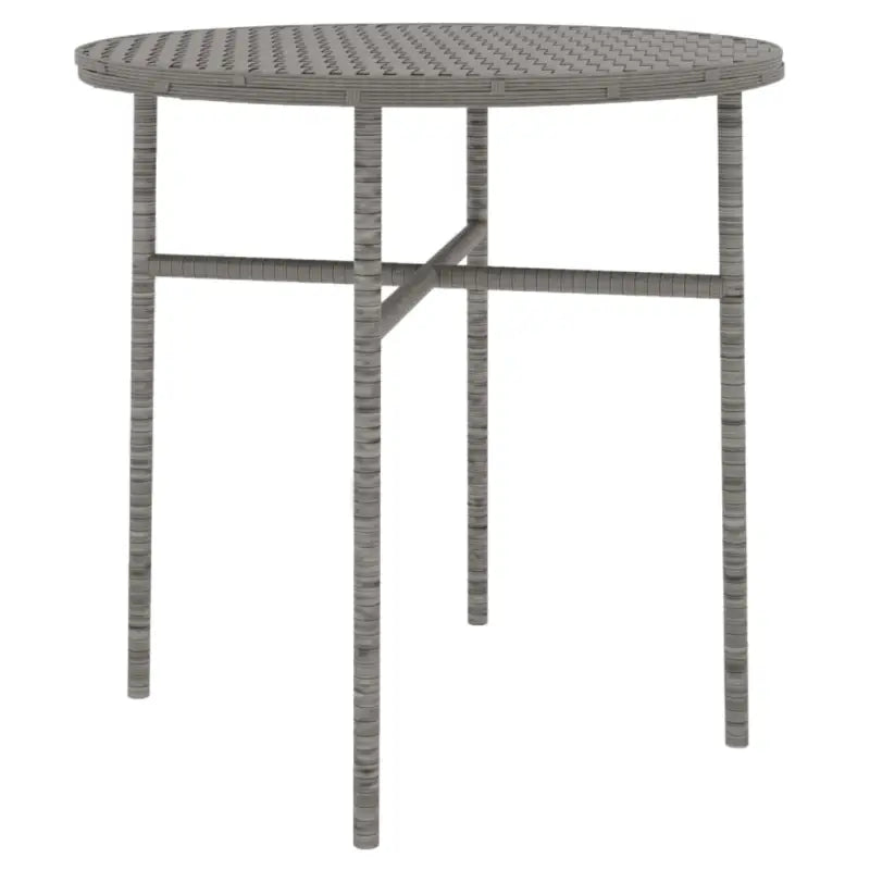 Elegante poly rattan tuinset voor buiten genieten - Grijs - Tuinsets