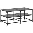 Elegante salontafel met glazen blad voor moderne woonkamers - Salontafels
