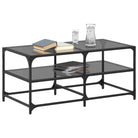 Elegante salontafel met glazen blad voor moderne woonkamers - Salontafels