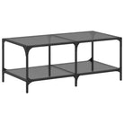 Elegante salontafel met glazen blad voor moderne woonkamers - Salontafels