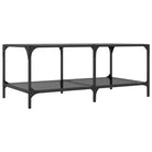 Elegante salontafel met glazen blad voor moderne woonkamers - Salontafels